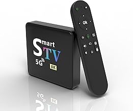 Streaming Media Player Converts Regular TV to Smart TV 4K Resolution Chromecast Built-in Android 14.0 OS Quad-Core Processor WIFI6 Bluetooth Bluetooth Voice Remote 2GB+8GB Memory (M9-8K)