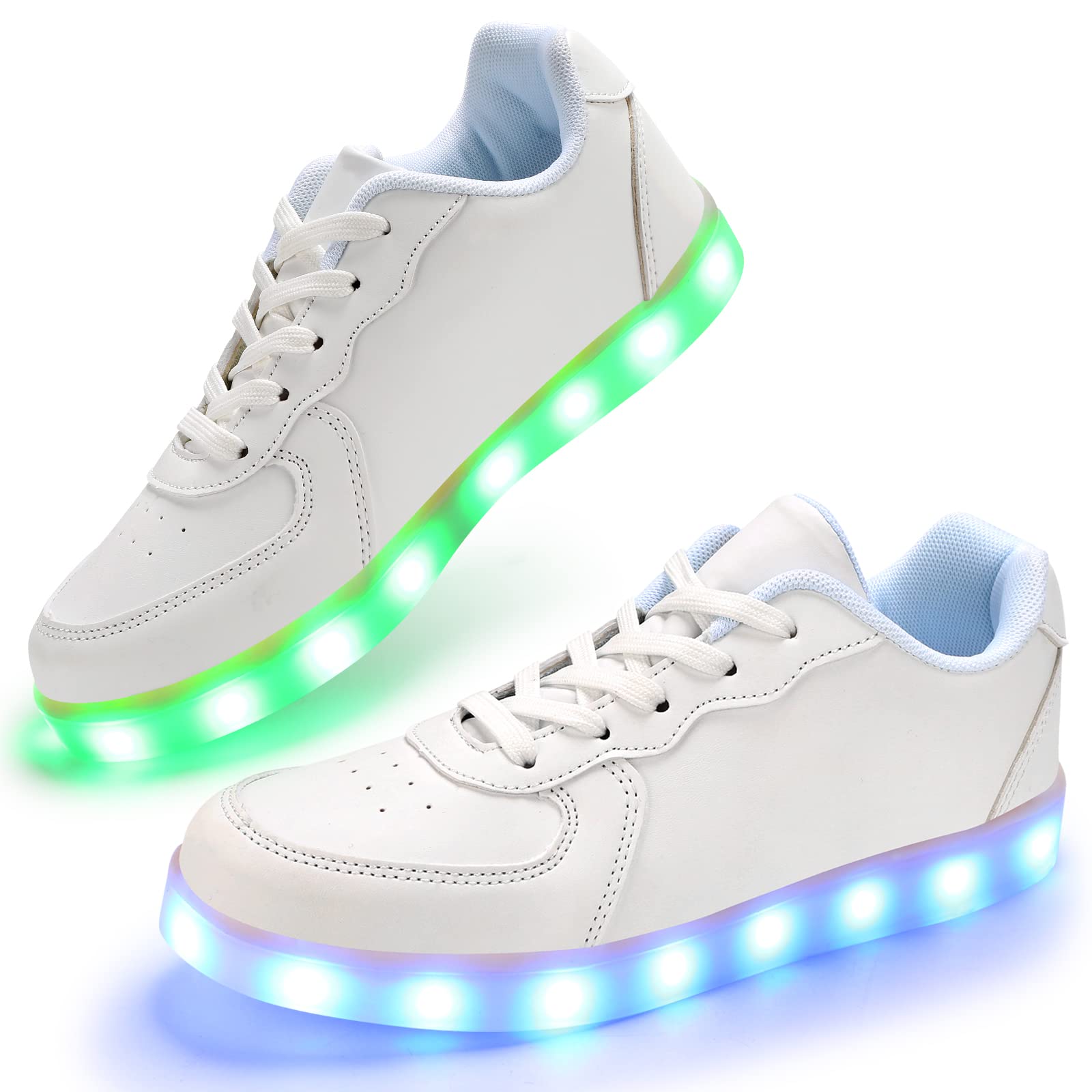 Light Up Shoes Men Women LED Shoes USB Charging Adult High Top LED Sneakers Glow in The Dark Footwear for Dancing Party Festivals