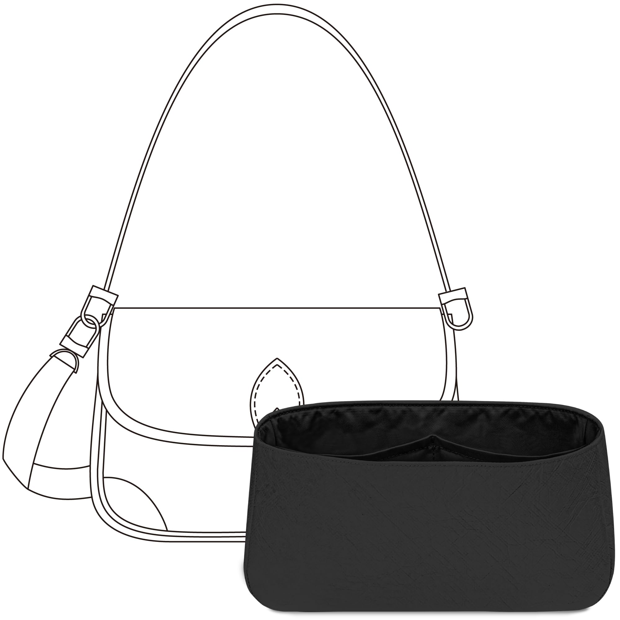 Amazon.com: FANJI Project Lightweight Purse Organizer Compatible