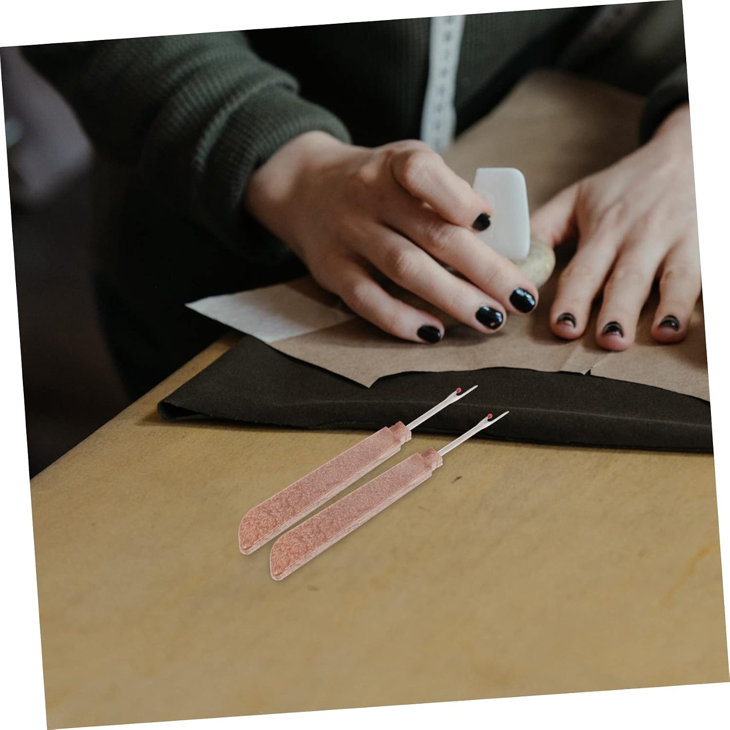 OHPHCALL 10pcs Stitch Thread Unpicker Heavy Duty Seam Ripper Tool Needle Threader Thread Remover DIY Sewing Supply