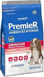 Ração Cães PremieR Ambientes Internos Adultos Dermacare 12kg