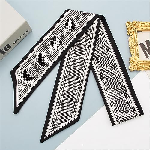 QTMY 4 Pack Purse Scarf for Bags Silk Head Scarf for Hair Handbag Women Scarfs Band Hair Neck Scarves Fashion Gifts,894