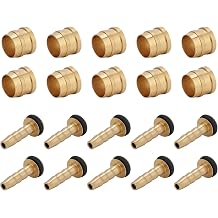 10 Set Bike Brake Olive and Connecting Insert, Bike Hydraulic Disc Brake Hose Olive Connector Insert for Replacement Part
