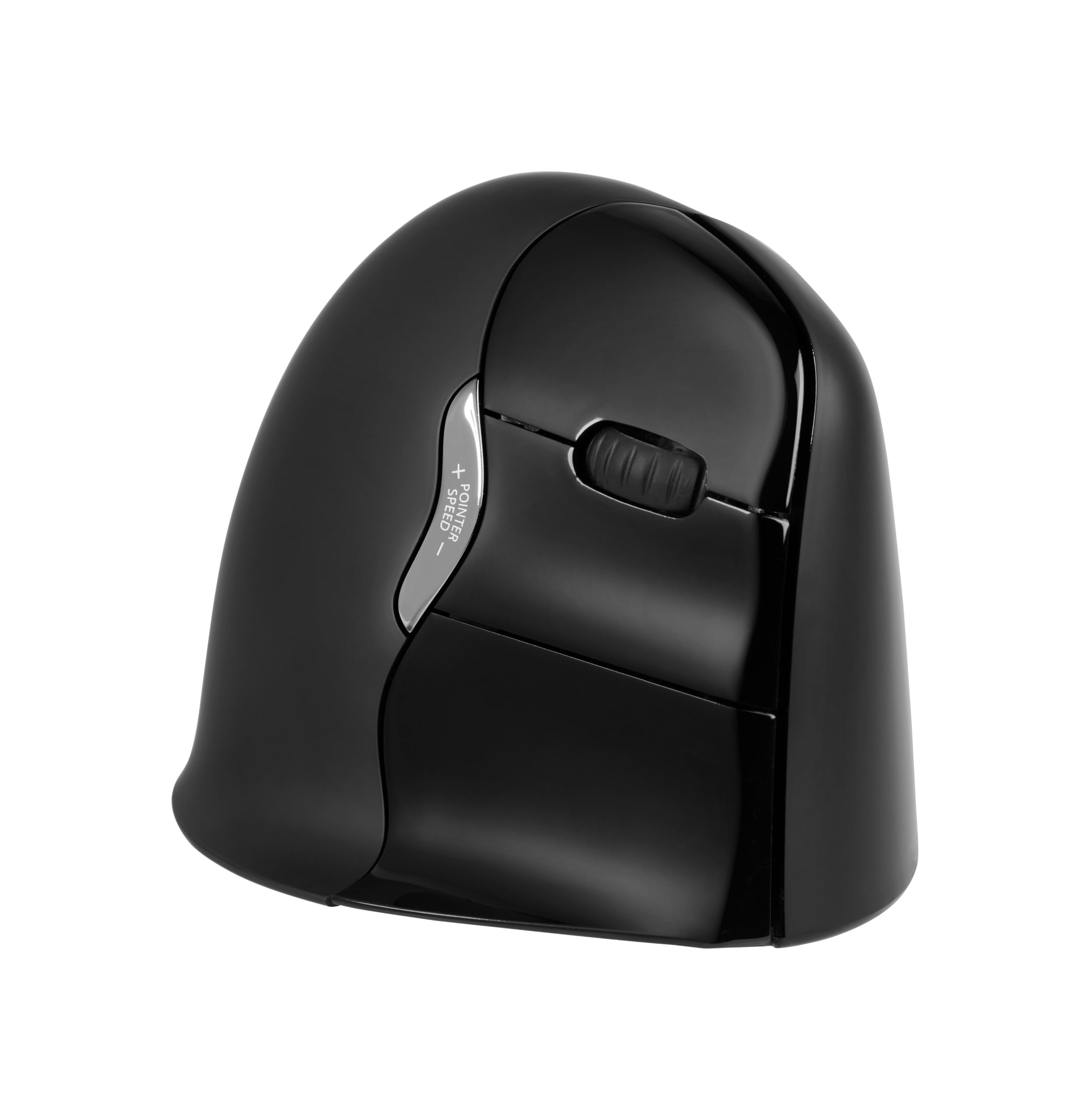 BakkerElkhuizen Evoluent4 - Mouse ergonomico verticale per MacOS, per destrorsi, senza fili, colore: Nero