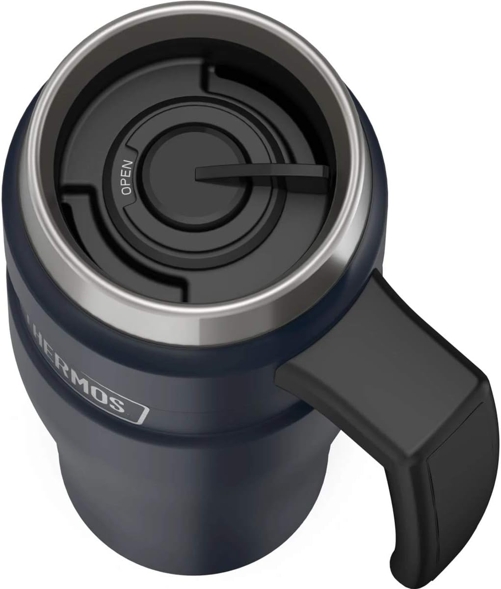 Top-down view of the THERMOS Stainless King lid