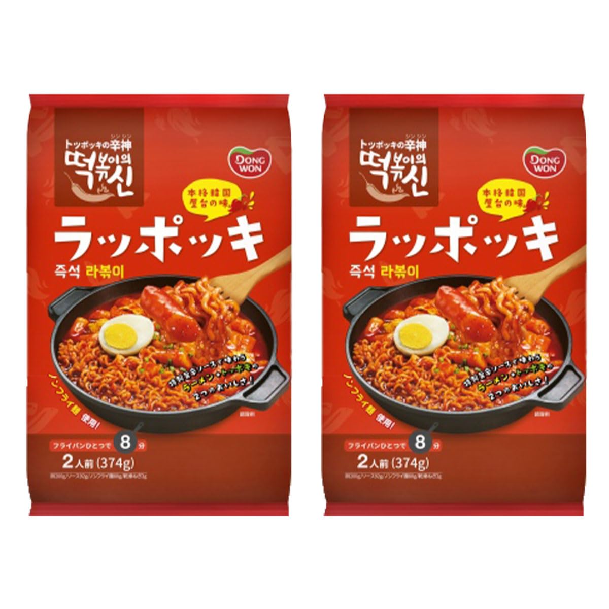 ドンウォン東遠屋台風「ラッポキ」 374g (2人前) × 14袋 楽天市場】♪クーポン配信中【送料無料】即席ラッポッキ 374g(2