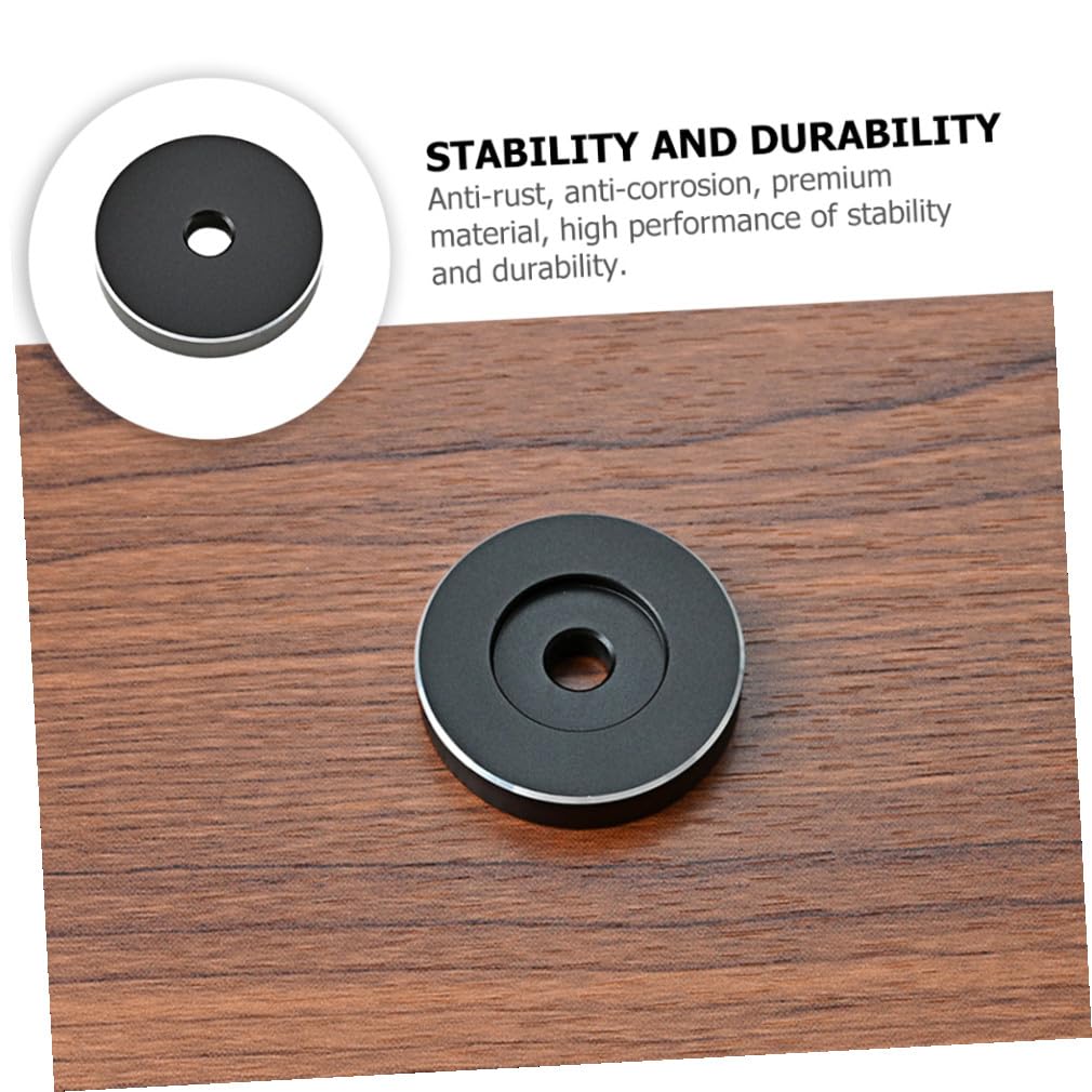 ARTIBETTER Giradischi in Alluminio Da 4 Pezzi Adattatore Per Fonografo in Metallo Inserto Robusto Per Adattatore 45 Giri in Vinile Facile Da Installare E Mantenere.