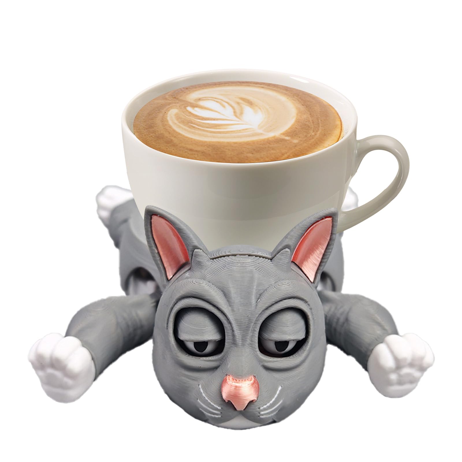Creative Cats Coasters Home/Decorative Coffee Teas Cup Mat Insulation Pad Mugs Holder with Funny Expression Funny Cats Coasters