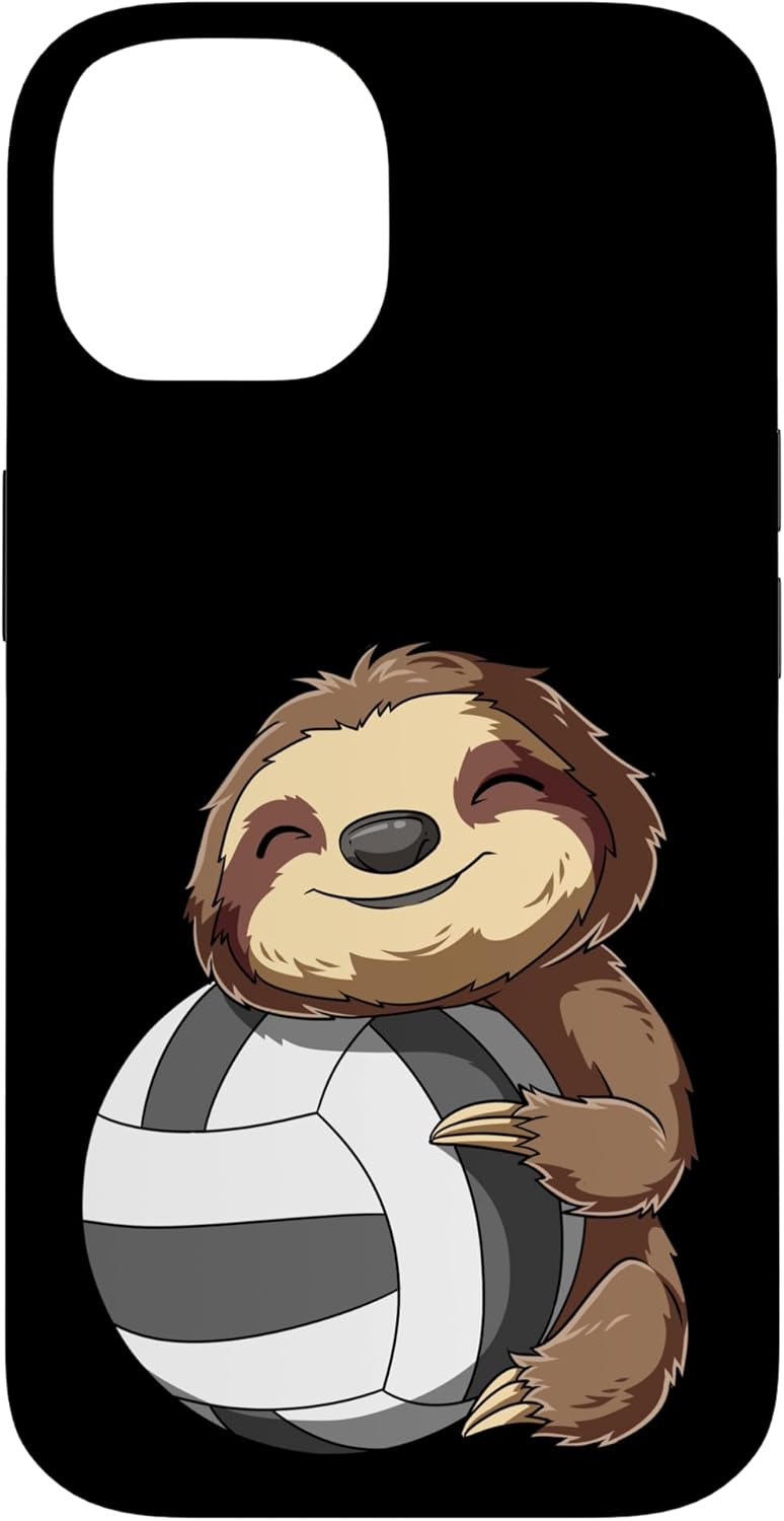 Cute Baby Sloth Volleyball Case for iPhone 12 Pro Max