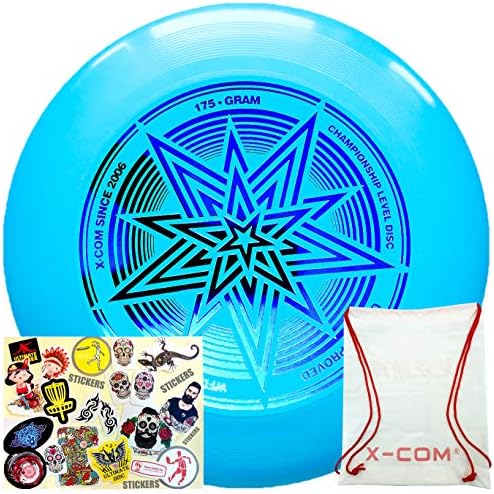Ultimate Flying Disc 175g Glinting Star USA Ultimate Championship Level Standard of WFDF and USAU Features Durable Disc for Ultimate Games (Wathet)