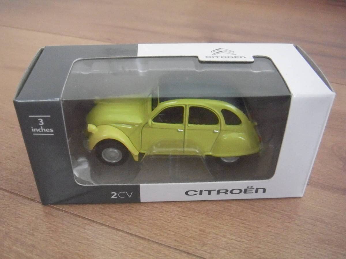 Amazon | ノレブ シトロエン 2CV 3インチ ミニカー 黄緑系 NOREV