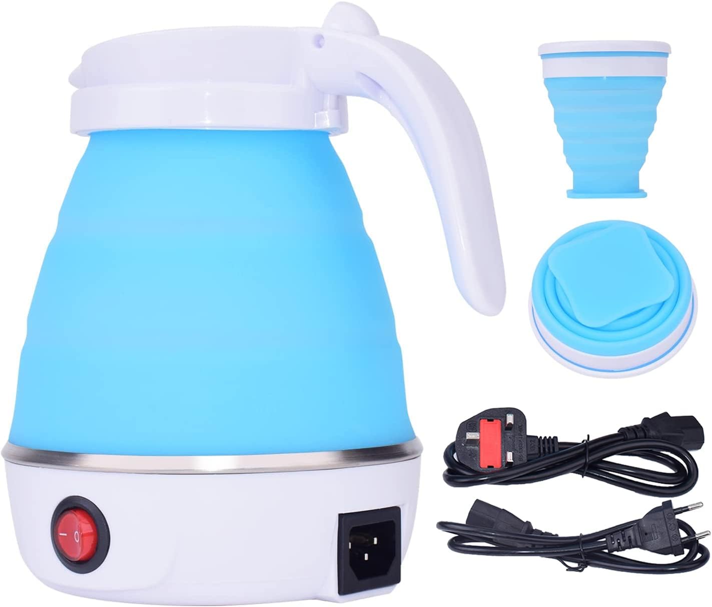 Collapsible Kettle, Adjustable Portable Mini Foldable Electric Kettles