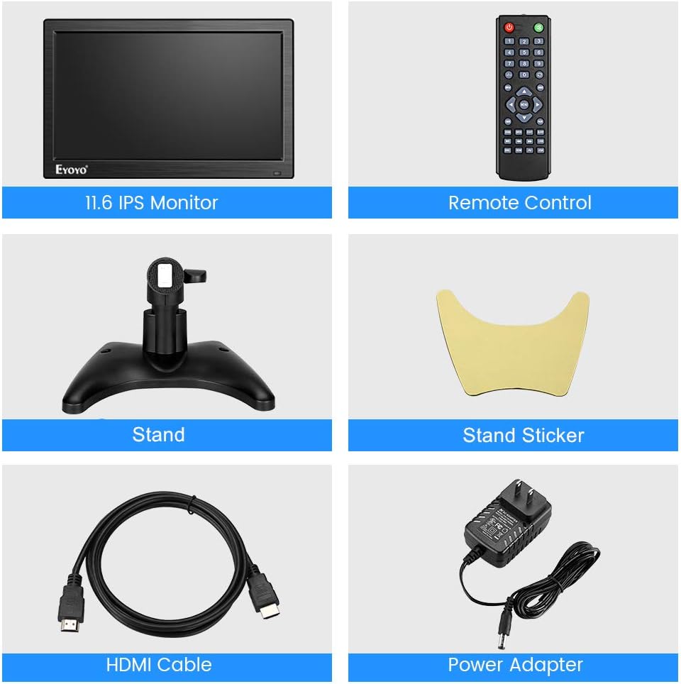 Flash Deals - 80% OFF Eyoyo 13.3 inch IPS HDMI Monitor 1920x1080 16: 9 LCD Display Screen Support HDMI VGA AV BNC USB Intput for PC Laptop Computer Home Security CCTV System with Loudspeakers Up To 40% OFF Eyoyo 13.3 inch IPS HDMI Monitor 1920x1080 16: 9 LCD Display Screen Support HDMI VGA AV BNC USB Intput for PC Laptop Computer Home Security CCTV System with Loudspeakers