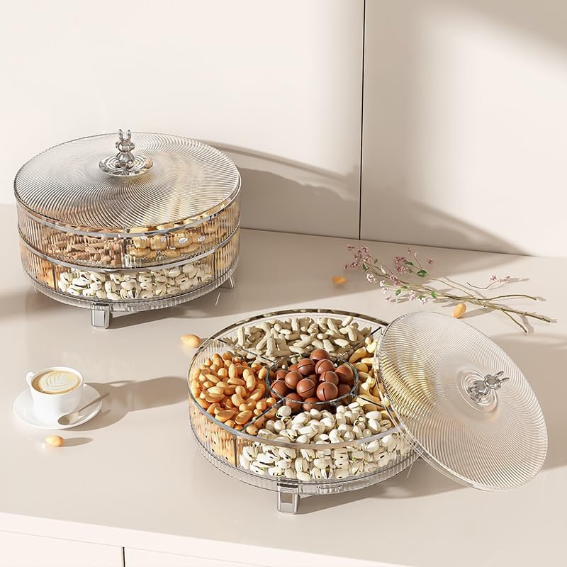 Household Dried Fruit Storage Box Living Room Plate Stackable