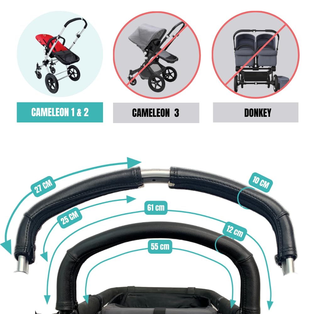Fake Leather Fitted Cover Pack for Bugaboo Cameleon 1 and 2 (Does not Replace The Foam) Baby Products