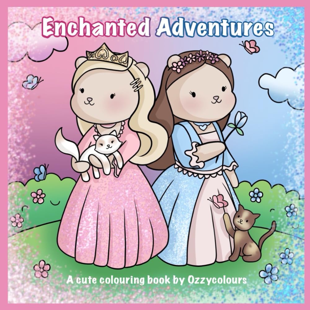 Enchanted Adventures: A cute colouring book