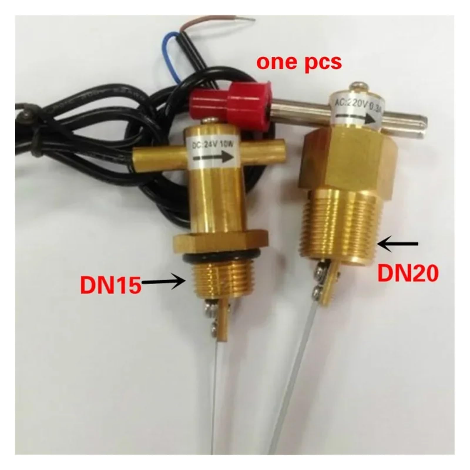 Przełącznik przepływu wody typu łopatkowego DN15/DN20 Czujniki przepływu 220VAC/DC24V Przełącznik przepływu pompy z gwintem zewnętrznym(DN20,DC24V)