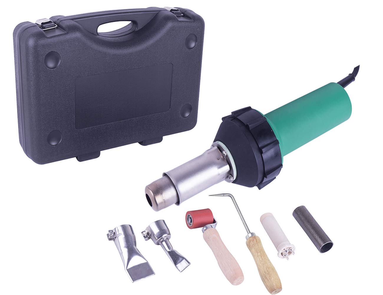 LESITE Brushless Maintenance-free Hand Plastic Hot Air Welding Gun PVC Welder Kits Heat Gun LST1600BM Overlap Welding Kits