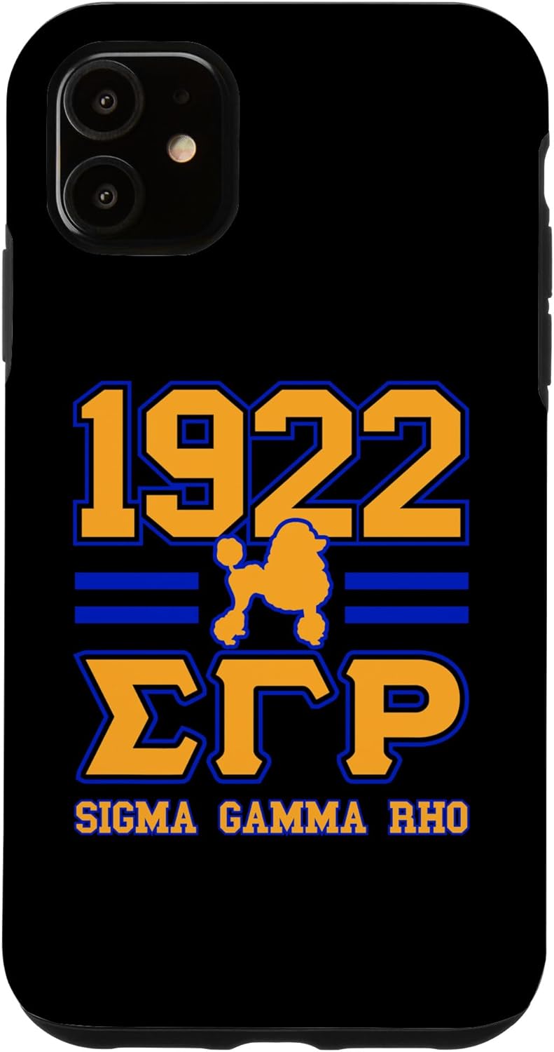 Sigma Gamma Rho Paraphernalia, Sigma Pretty Poodles Sorority Case for iPhone 16