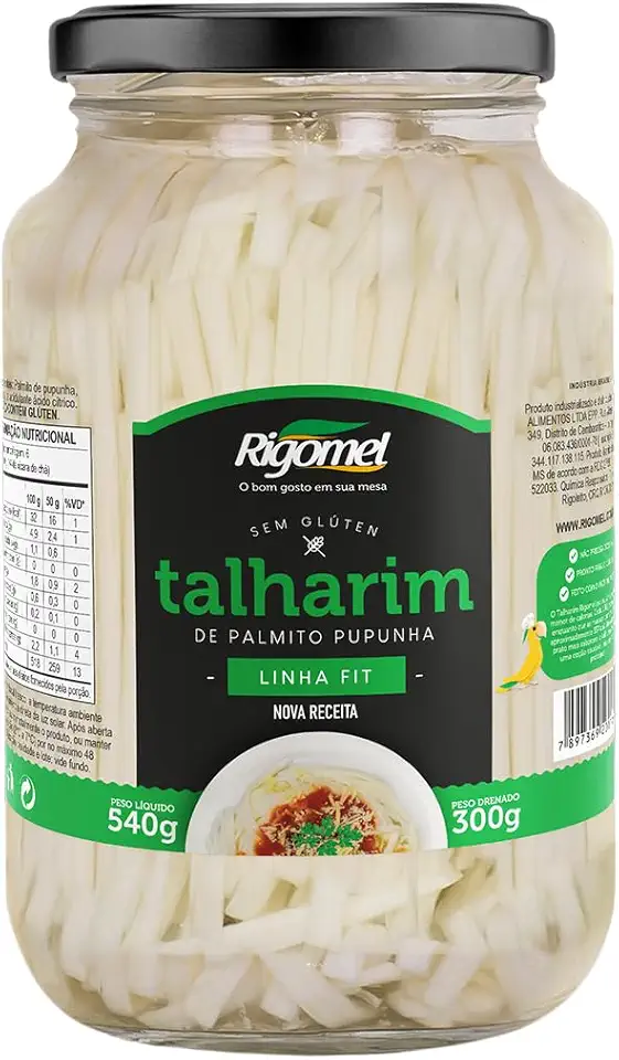 Palmito Pupunha Talharim em Conserva 300g