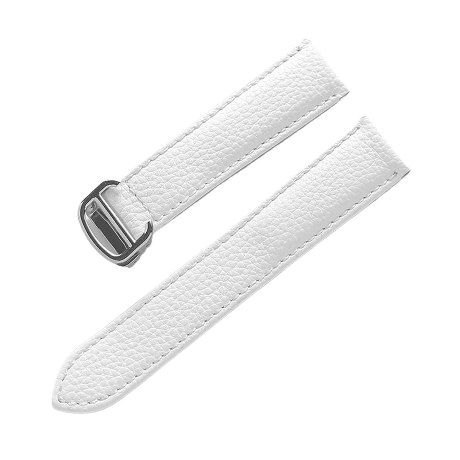 Genérico FYXT Correa de reloj de cuero Litchi suave compatible con accesorios Tank London