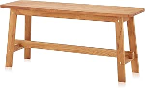 Massivholz Bank 120cm - Vielseitige Sitzbank Für Flur & Wohnzimmer