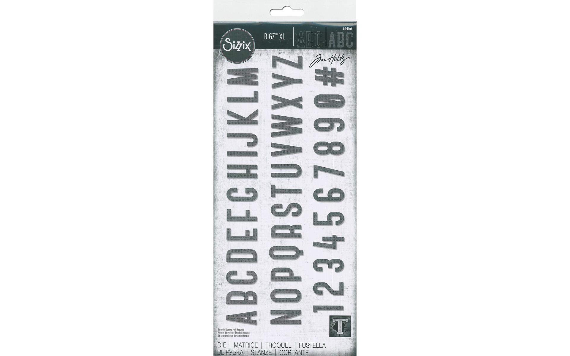 Sizzix Bigz XL Alfabeto Troquel Sociedad