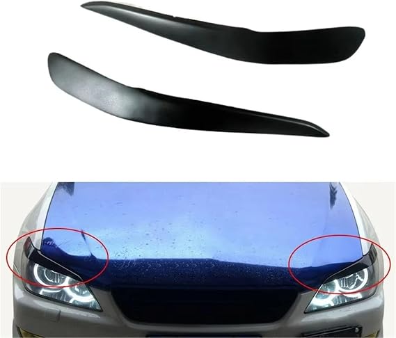Headlight Eyebrow for Lexus IS200 IS300 RS200 1998 1999 2000 2001 2002 2003 2004 2005 Car Front Headlight Cover Eyebrows Eyelid Trim Sticker