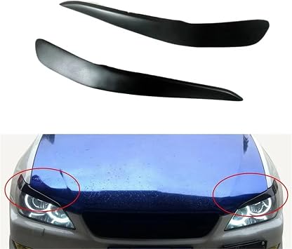 Headlight Eyebrow for Lexus IS200 IS300 RS200 1998 1999 2000 2001 2002 2003 2004 2005 Car Front Headlight Cover Eyebrows Eyelid Trim Sticker