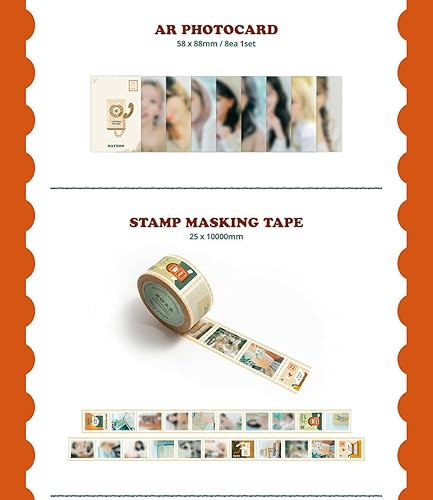 Miniatura 5 de JYP Ent. Twice - Twice 2022 Season's Greetings [Cartas a ti] Álbum+CulturaRegalo coreano (pegatinas decorativas, tarjetas fotográficas)