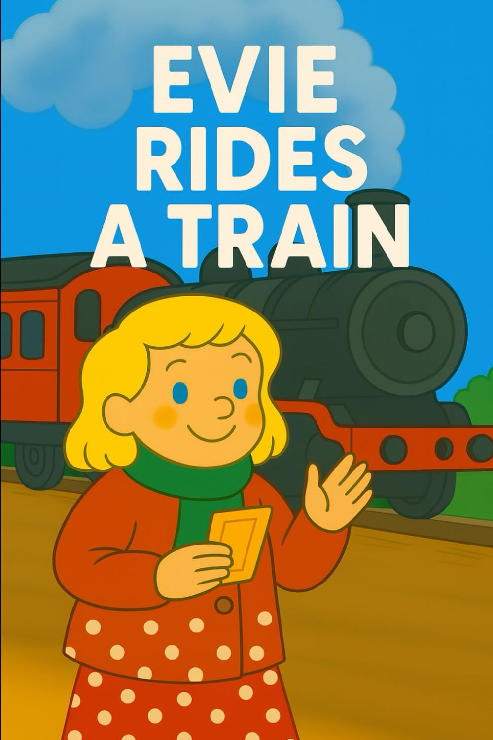 Evie Rides A Train: All aboard! A rattly, clickety-clack adventure with Evie on the rails.: 22 (Evie's Adventures)