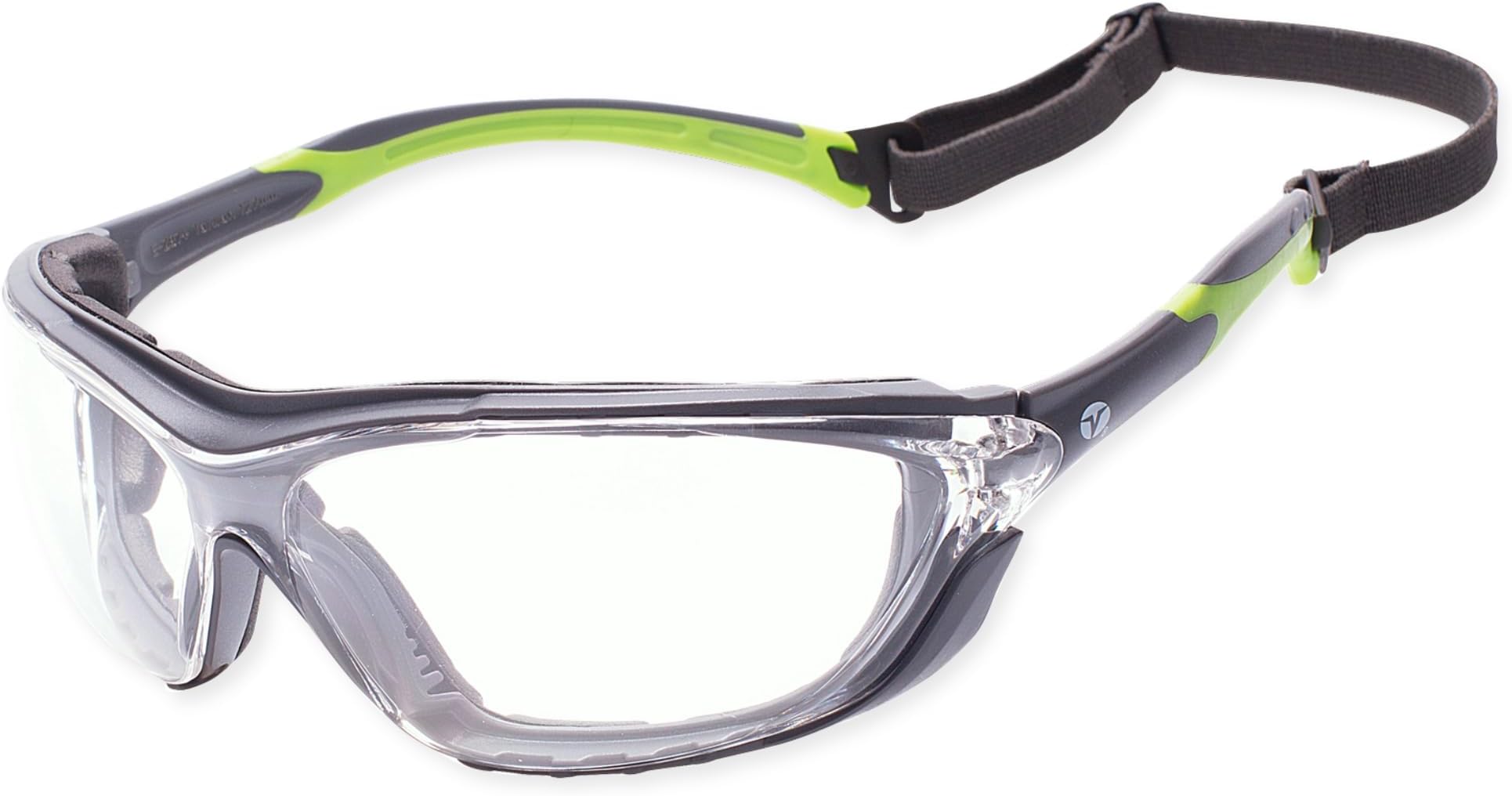 Veratti Clear Safety Glasses for Men and Women - Anti-Fog, Scratch Resistant and Vented Foam - Wrap Around Eye Protection Glasses - ANSI Z87.1 Certified Protective Eyewear - Primo (Clear)