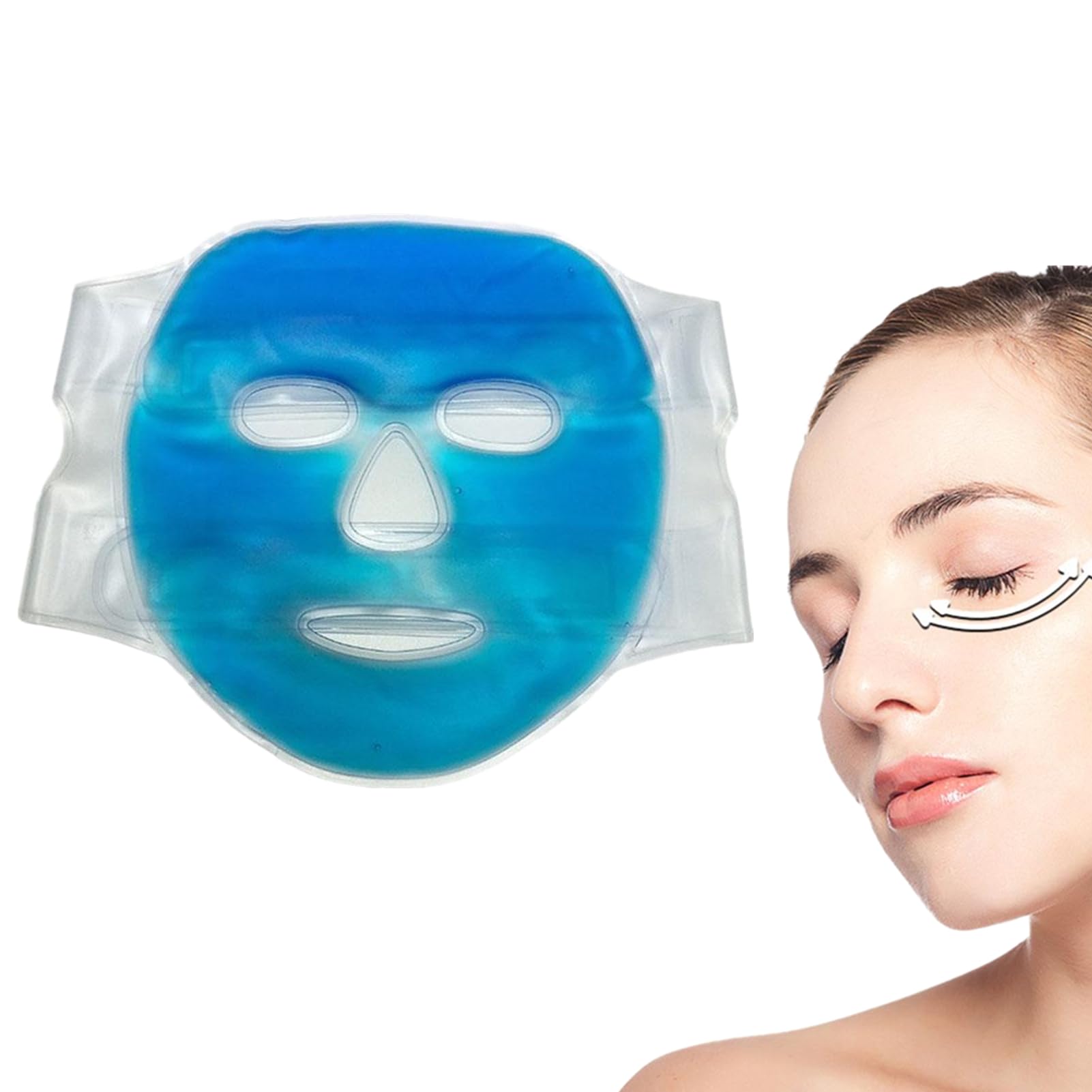 Amazon.co.jp: DIANX フェイスパック 顔 温冷両用 クールアイス