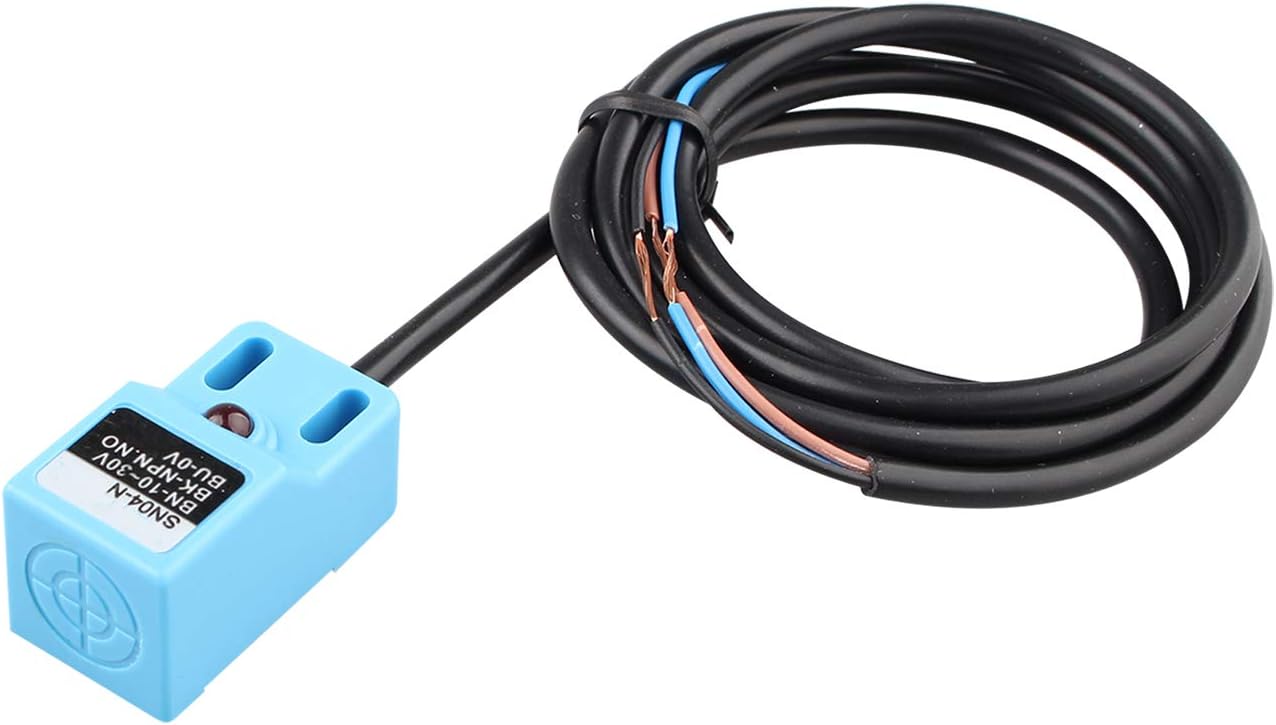 DC 6-36V Auto Leveling Sensor Blue SN04-N Auto Self-Leveling Heatbed Position Adjustment Inductive Proximity Sensor with Screws Compatible with 3D Printer Anet A8 RepRap Prusa DIY i3