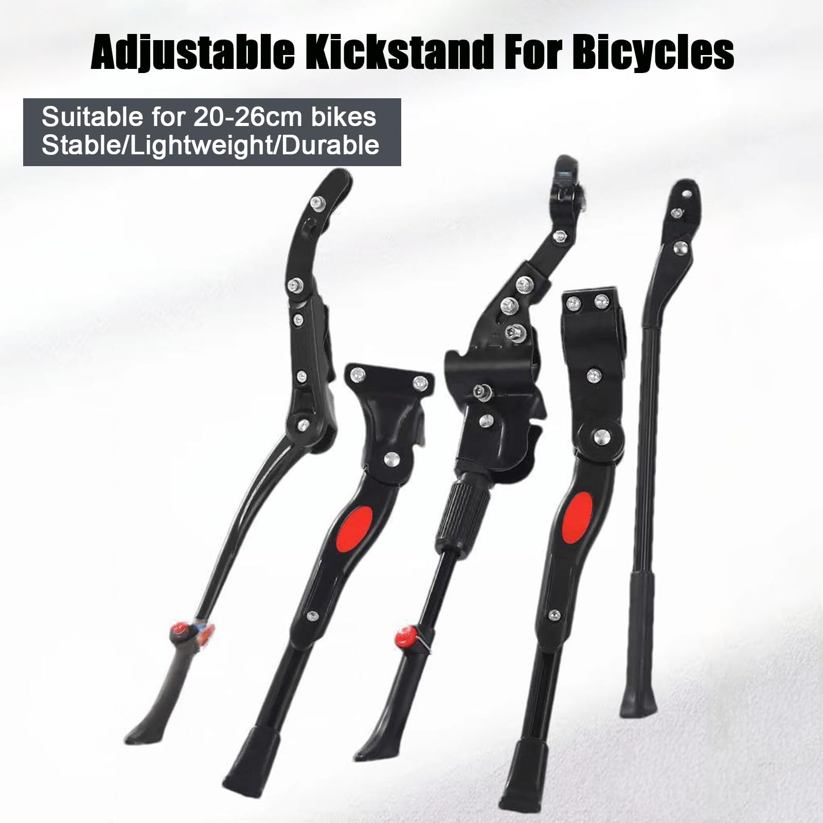 Fahrradständer für Ghost KATO PRO/FS/EQ/UNIVERSAL/Essential Einstellbarer Höhenverstellbarer Fahrrad ständer Aluminium Fahrrad Seitenständer,D : 