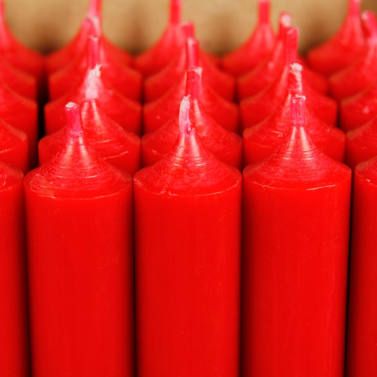 Candele colorate, lunghezza 250 mm, diametro 22 mm, combustione senza residui, colore: verde giada, set da 16 pezzi