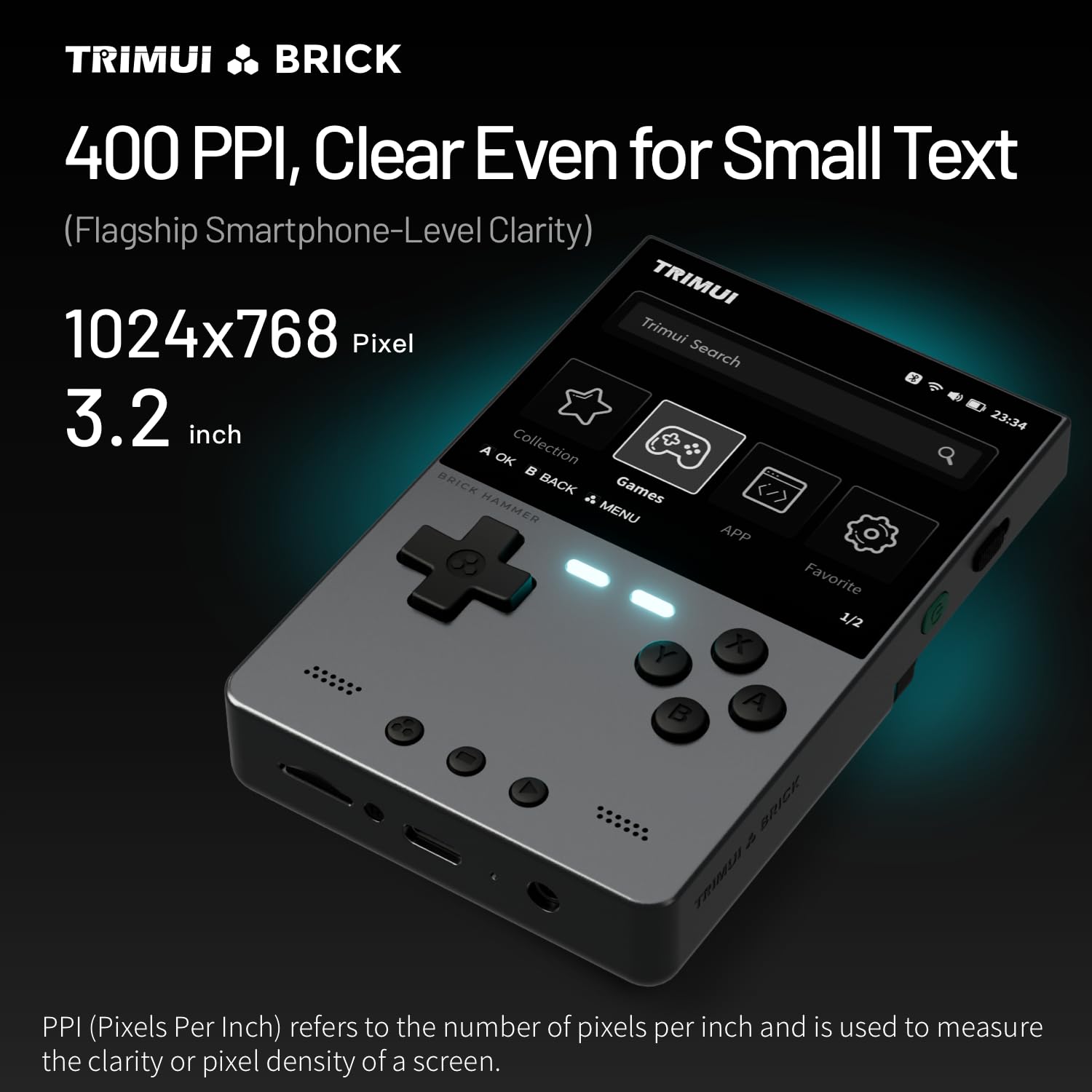 Amazon.com: TRIMUI Brick Hammer Retro Handheld Game Console