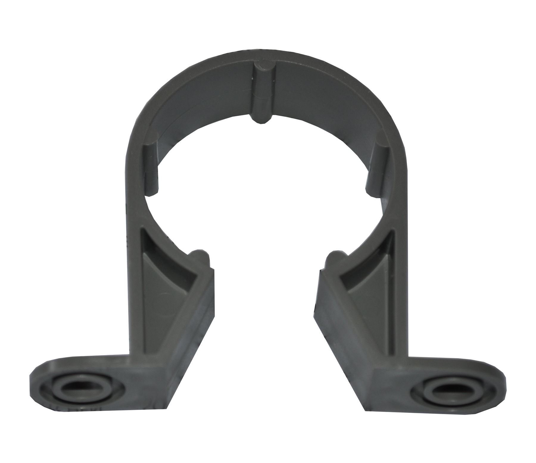 Solvent Weld Grey 40mm (43mm) Waste Pipe Clip - Pack of 10