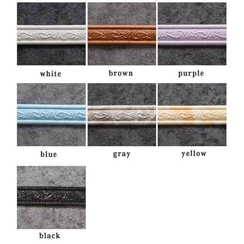 90"X 1.6" Self Adhesive Flexible Foam Molding Trim, Diamond Painting Frame Edge Decoration, 3D Sticky Decorative Wall Waist Lines Wallpaper Border For Home, Office, Hotel Diy Decoration (White) #TOP3