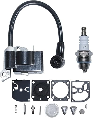Miniatura 2 de Fricgore Piezas de repuesto para bobina de encendido Bujía para Stjhl Hs45 Fs55 Fs38 Kit de reparación de carbohidratos 4140 400 1308 Moto Sierra