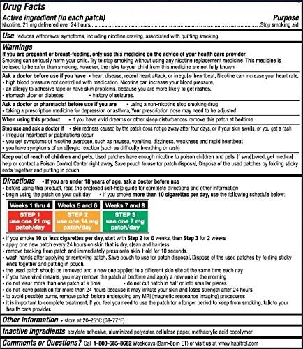 Rite Aid Nicotine Patches, Step 1, 21mg - 7 Count | Stop Smoking Aids
