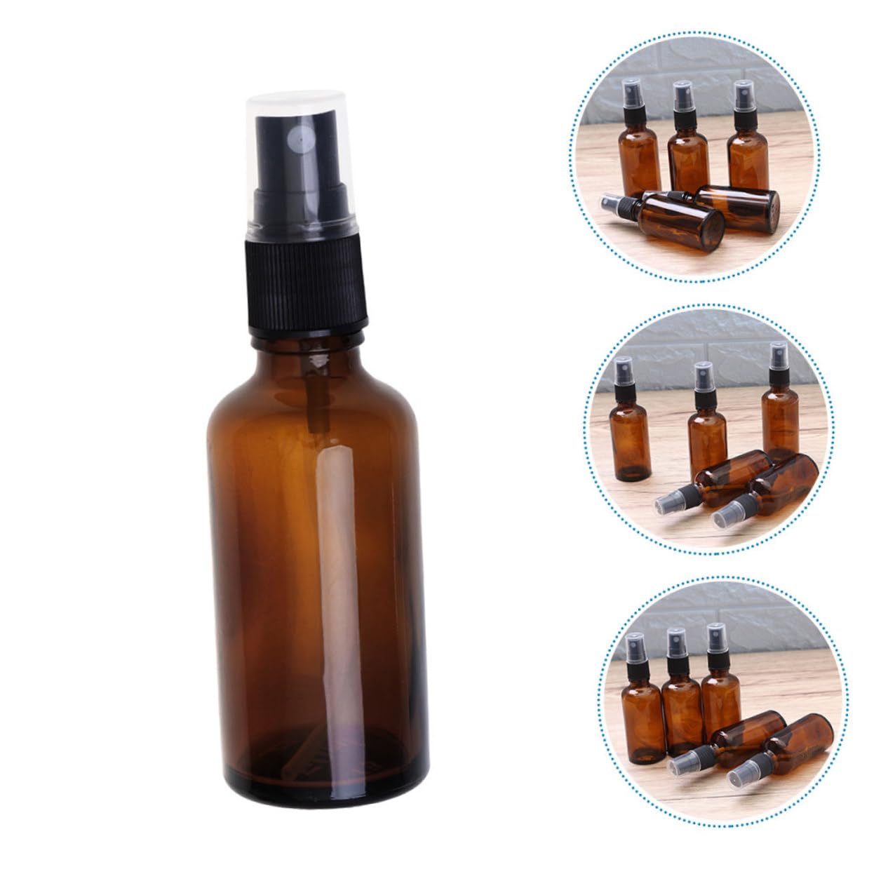 ULTECHNOVO 10stücke Nachfüllbare Parfümsprühflasche in Reisegröße Kleine Tragbare Duftflasche aus Glas Praktische Aufbewahrungsflasche für Unterwegs und Reisen