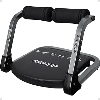 AIRHOP Ab Machine for Stomach Workout, Abs Workout Equipment for Sit Up Exercise, 4-Speed