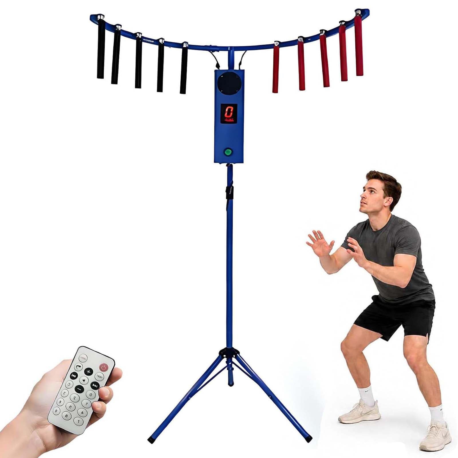 DPLWJPP Catch Stick Arcade Game Machine Portable Hand Eye Coordination Activity Reaction Speed Training Arcade Game for Party Rentals Carnivals Enhance Hand Eye Blue