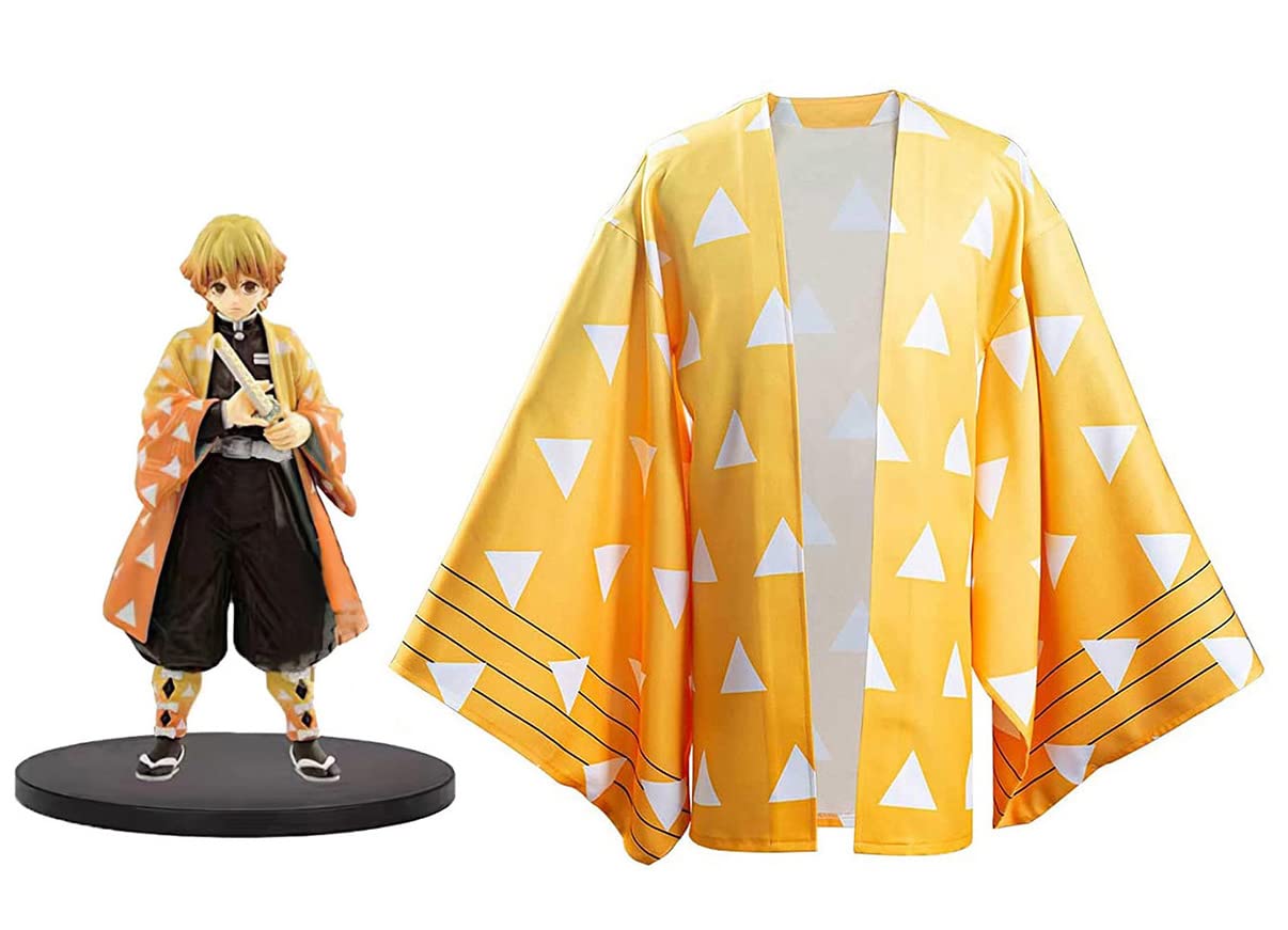 Cape Cosplay Demon Slayer – Mantello Kimono Per Anime Kimetsu No Yaiba, Unisex