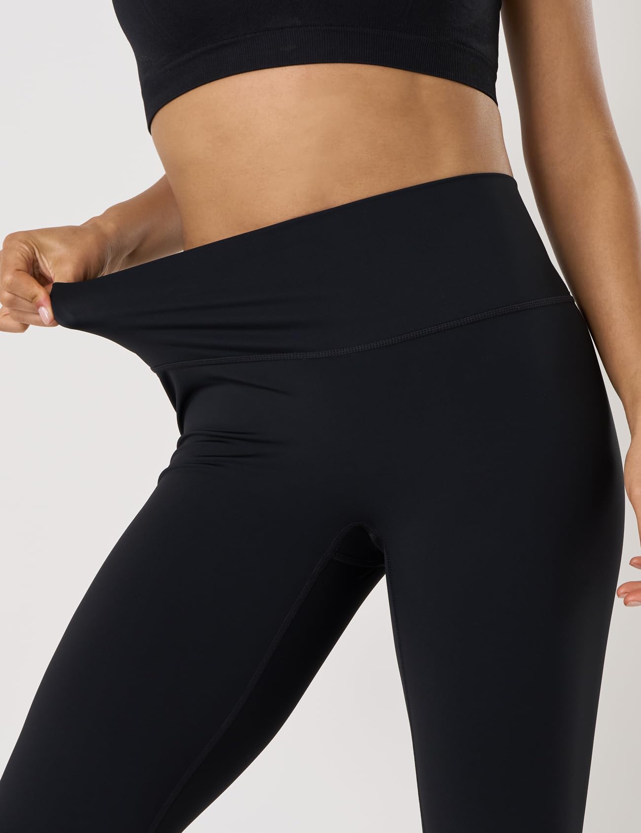LAPASA Leggings Sportivi Yoga Donna L0A1/B1 - Pantaloni Lunghi Estivi Elasticizzati Tasche Laterali Opachi Vita Alta Push Up Contenitivi Aderenti Modellanti Snellenti Palestra Fitness Running Zumba