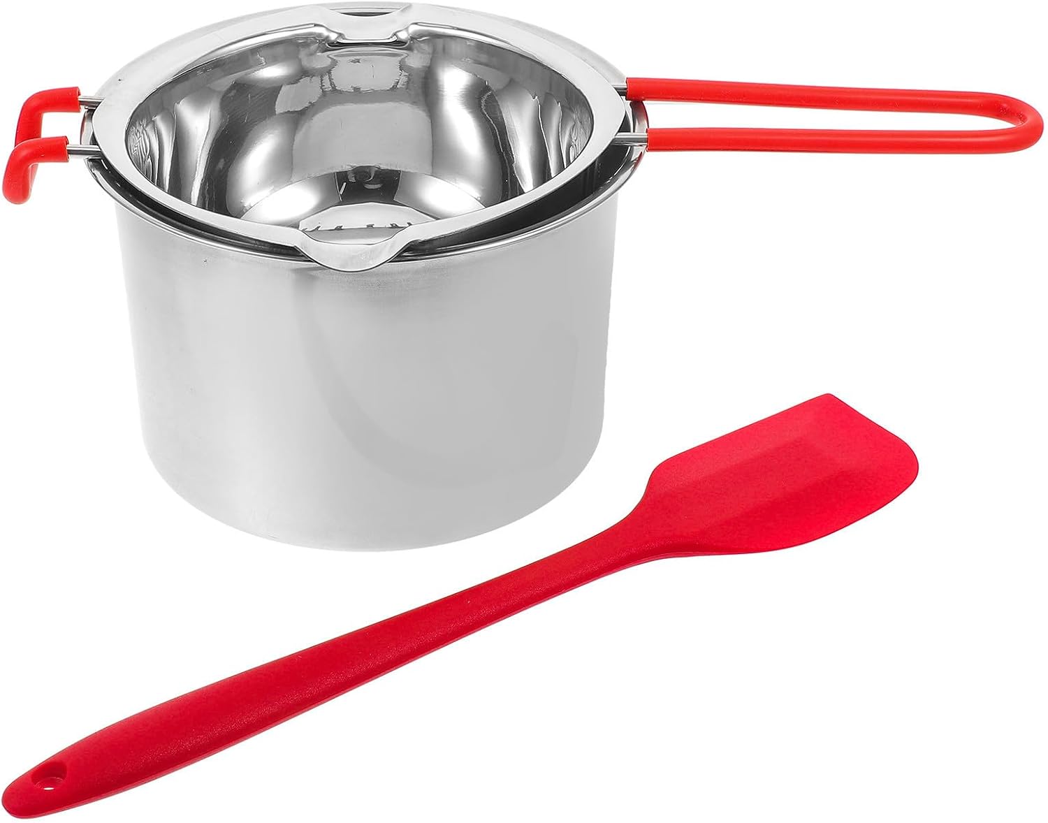 Chocolate Melting Pot Set with Spatula 600ml Stainless Steel