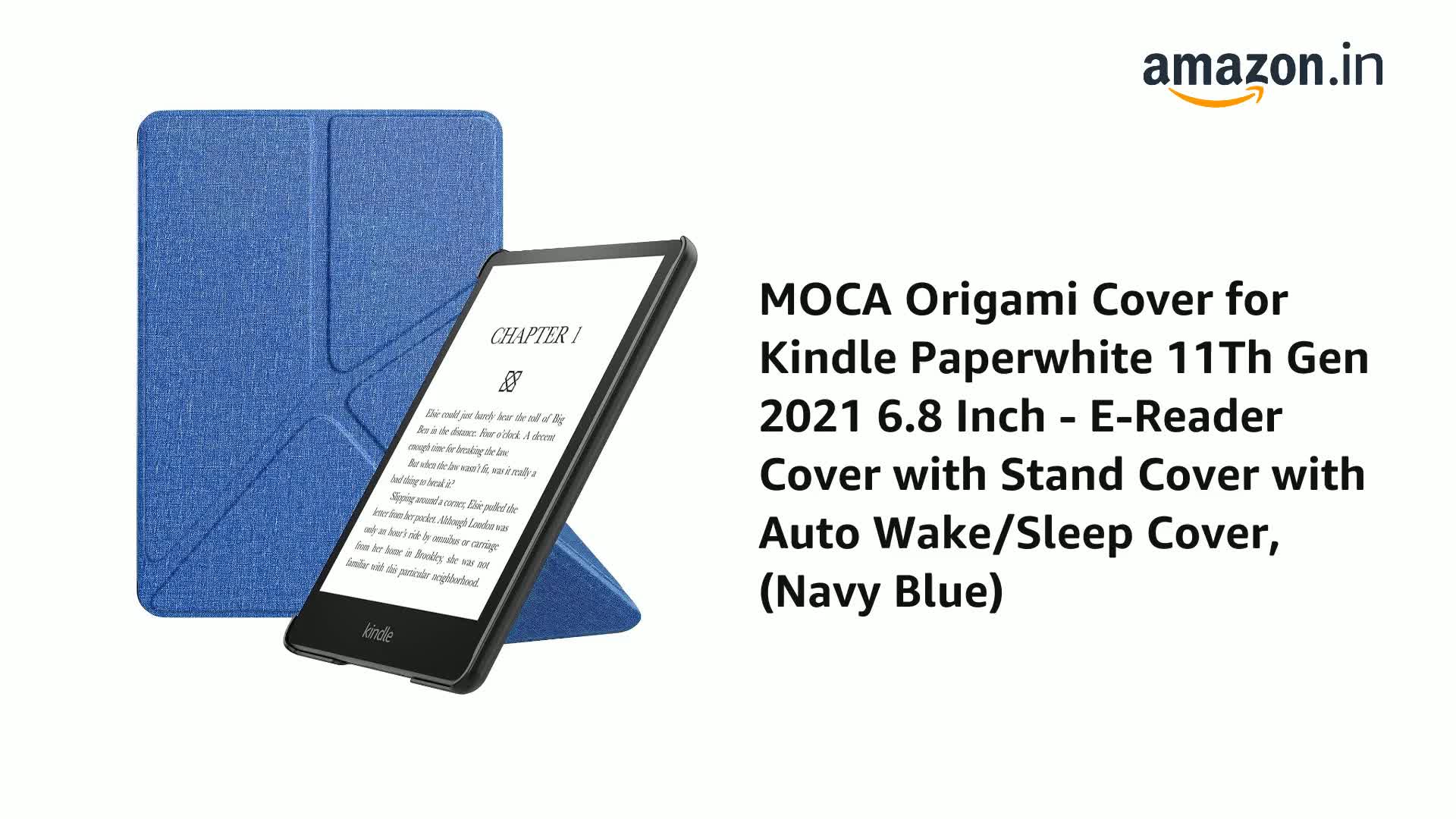 MOCA Flip Cover Case for Kindle Paperwhite 11th Generation 6.8