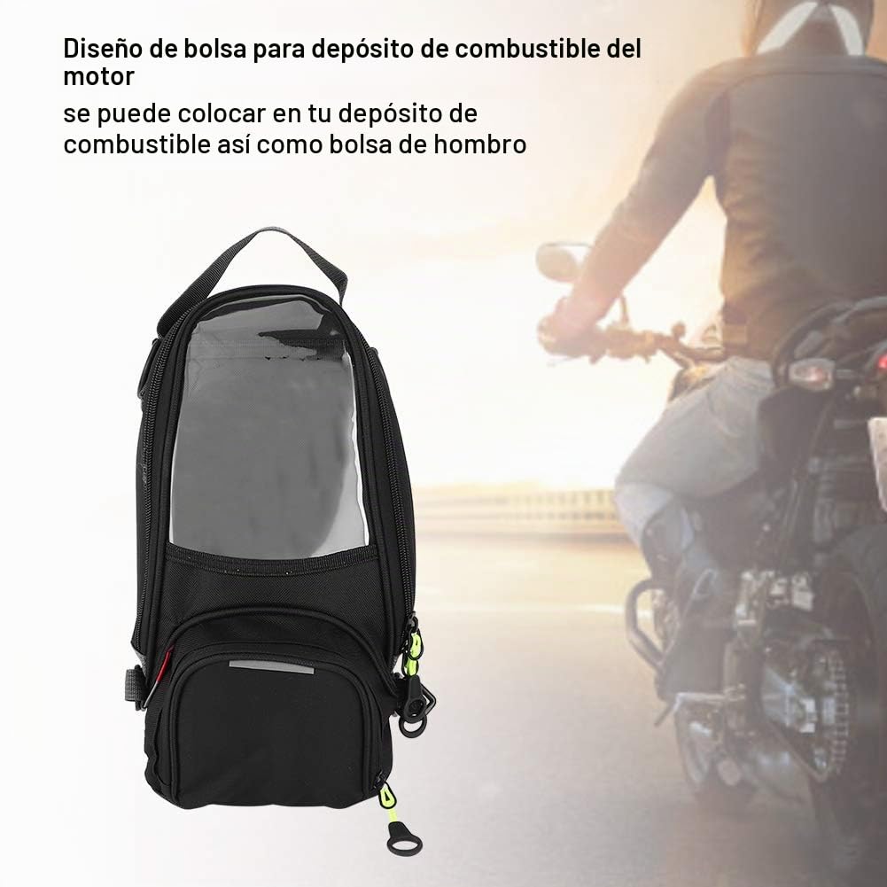 Givi Bolsa de Tanque de Combustible Impermeable - Mochila de Motocicleta Magnética Con Ventana Transparente Grande - Bolsa de Sillín de Navegación
