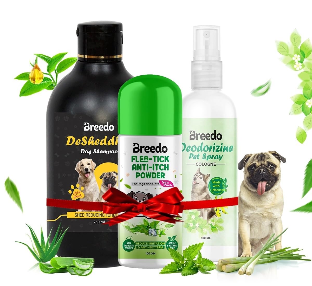 Breedo Ditch to Itch Dog Organic Shampoo | Dog Natural Fragrance Perfume | Dog Powder for Pomeranian, shih tzu Puppy, Rottweiler Adult, German Shepherd, Labrador and Golden Retriever Powder for Persian Cat(Combo of 3) (B0CG9TFTVC) Amazon Price History, Amazon Price Tracker
